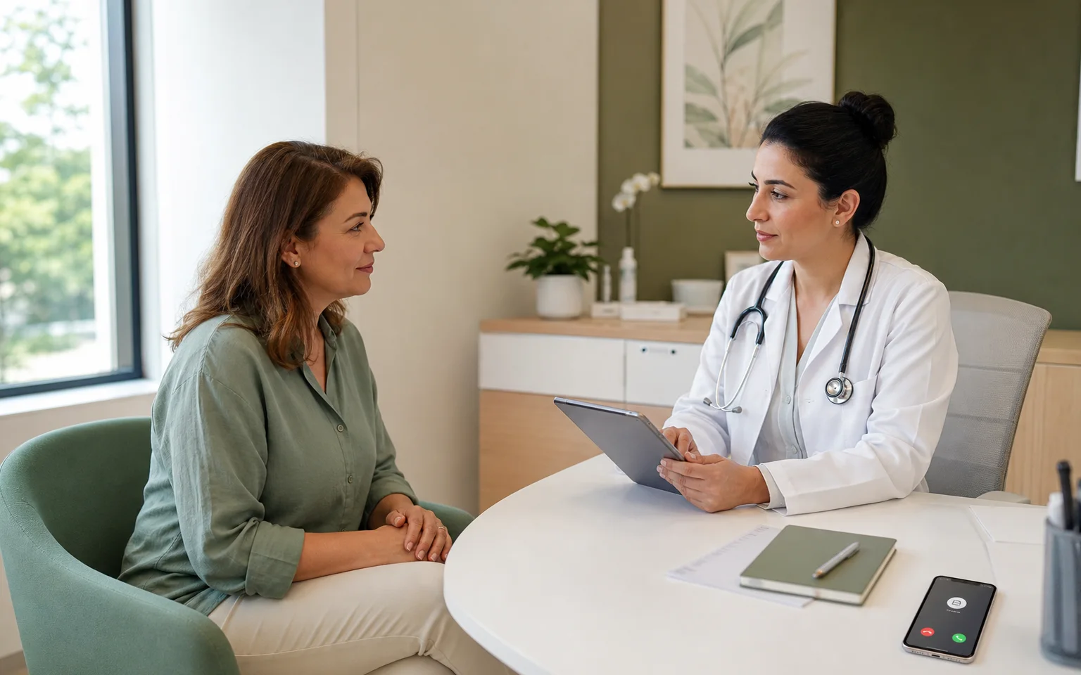 Klinik işine odaklanırken gelen çağrıyı Sekreter.co karşılıyor